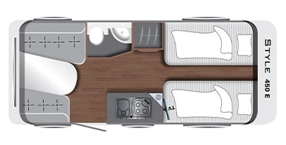 top caravan 450 E